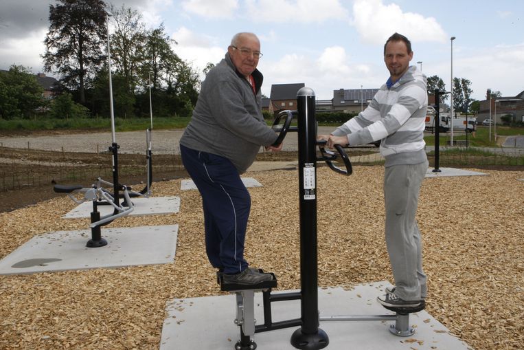 buiten fitness toestel