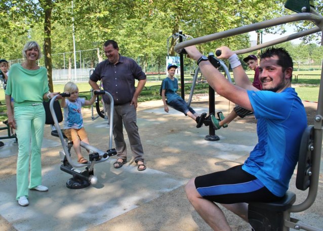 buiten fitness toestel