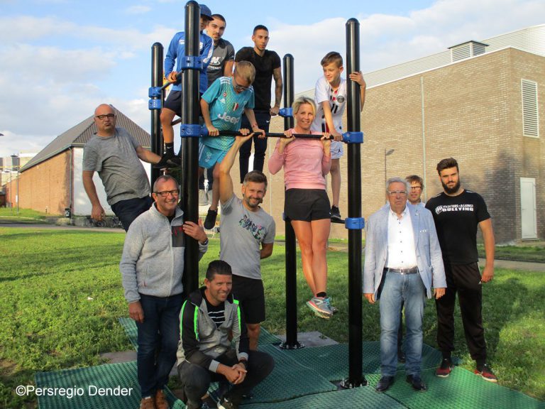 Demomoment voor outdoor-fitness