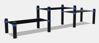 Triple-level bench
