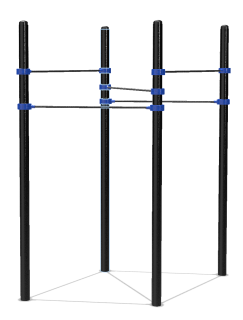 Double Triangular Pull-up Bars