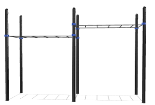 Classic two-level monkey bar extra image 1