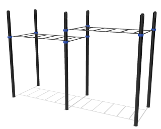 Classic two-level monkey bar extra image 2