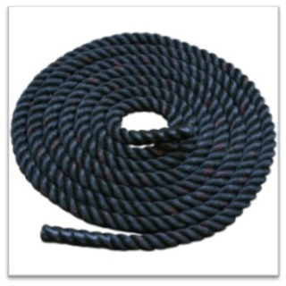 Battle rope + Battle rope rings extra image 1