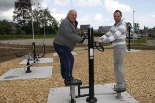 buiten fitness toestel