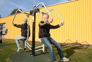 buiten fitness toestel