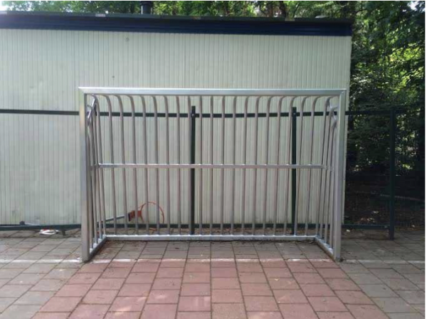 Anti-vandal football goal main image